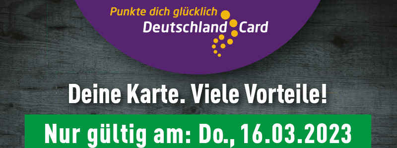 10-fach Punkte mit der DeutschlandCard